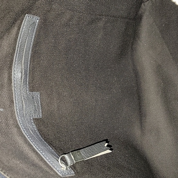 Madewell Gray Leather Tote Bag - Picture 15 of 16